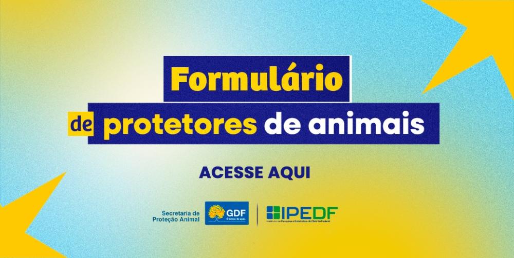 Capa da notícia: Carrossel Formulário de Protetores de Animais - DF e Entorno
