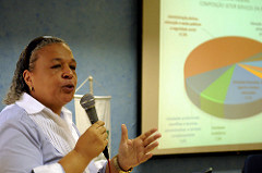 Sandra Regina Silva, chefe do Núcleo de Contas Regionais da ipe, analisa o PIB-DF de 2016.